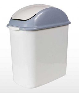 RECIPIENTE RESIDUO VAIVE RECTANG 6,5L BL