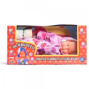 Dormidito c/portainfant 32 cm Estuche Visor
