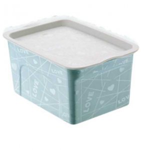 CAJA ORGANIZADORA 5L LOVE C/TAPA