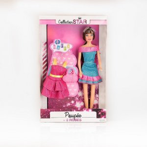 MUÑECA FIESTA CON ACCESORIOS 36 (2 x 18 unid)