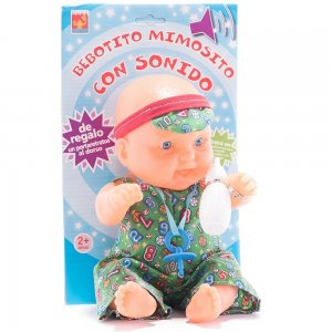 Bebotito plastisol mediano con sonido 32 cm En Blister