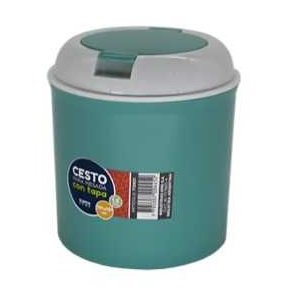 CESTO MESADA CON TAPA 1.5L