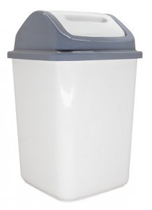 RECIPIENTE RESIDUO VAIVE CUADRADO 5L BL